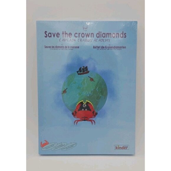 Save The Crown Diamonds Captain Crabus Academy Board Game Ages 4 KinderClass - Picture 1 of 8